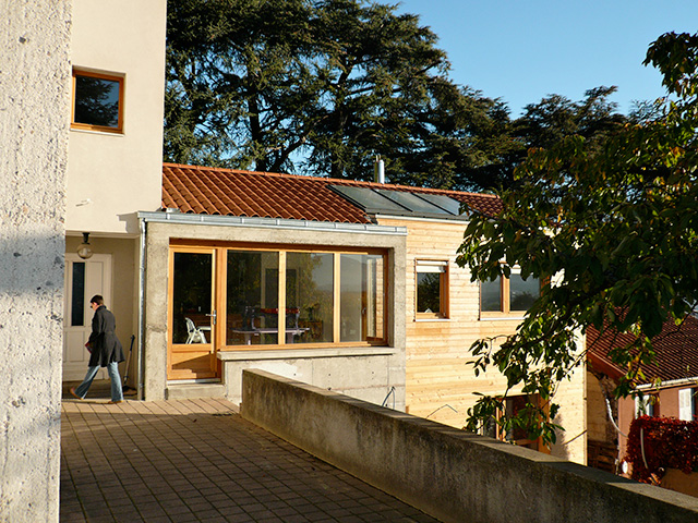 béton et bois